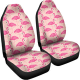 Pink Flamingo Pattern Print Universal Fit Car Seat Covers 102422