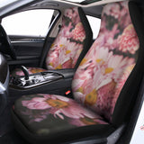 Pink Flowers Print Universal Fit Car Seat Covers 102422