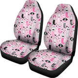 Pink Girly Mermaid Pattern Print Universal Fit Car Seat Covers 102422