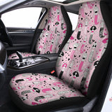 Pink Girly Mermaid Pattern Print Universal Fit Car Seat Covers 102422