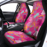 Pink Girly Unicorn Print Universal Fit Car Seat Covers 102422