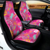 Pink Girly Unicorn Print Universal Fit Car Seat Covers 102422