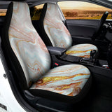 Pink Gold Liquid Marble Print Universal Fit Car Seat Covers 102422