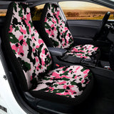 Pink Green And Black Camouflage Print Universal Fit Car Seat Covers 102422