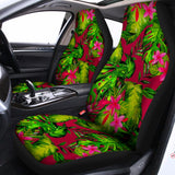 Pink Hawaiian Tropical Pattern Print Universal Fit Car Seat Covers 102422