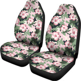 Pink Hibiscus Flower Camouflage Print Universal Fit Car Seat Covers 102422