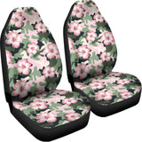 Pink Hibiscus Flower Camouflage Print Universal Fit Car Seat Covers 102422