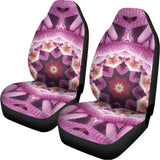 Pink Kaleidoscope Print Universal Fit Car Seat Covers 102422