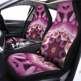 Pink Kaleidoscope Print Universal Fit Car Seat Covers 102422
