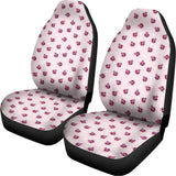 Pink Ladybug Pattern Print Universal Fit Car Seat Covers 102422