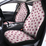 Pink Ladybug Pattern Print Universal Fit Car Seat Covers 102422