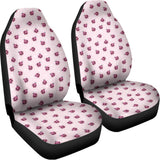 Pink Ladybug Pattern Print Universal Fit Car Seat Covers 102422