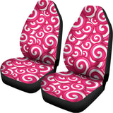 Pink Lollipop Candy Pattern Print Universal Fit Car Seat Covers 102422