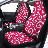 Pink Lollipop Candy Pattern Print Universal Fit Car Seat Covers 102422