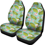 Pink Lotus Pattern Print Universal Fit Car Seat Covers 102422