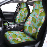 Pink Lotus Pattern Print Universal Fit Car Seat Covers 102422