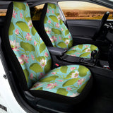 Pink Lotus Pattern Print Universal Fit Car Seat Covers 102422