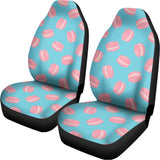 Pink Macaron Pattern Print Universal Fit Car Seat Covers 102422