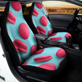 Pink Macarons Print Universal Fit Car Seat Covers 102422