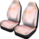 Pink Marble Print Universal Fit Car Seat Covers 102422
