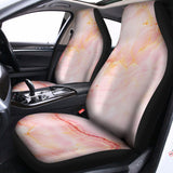 Pink Marble Print Universal Fit Car Seat Covers 102422