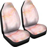 Pink Marble Print Universal Fit Car Seat Covers 102422