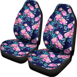 Pink Peony Floral Flower Pattern Print Universal Fit Car Seat Covers 102422