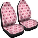 Pink Pig Nose Pattern Print Universal Fit Car Seat Covers 102422