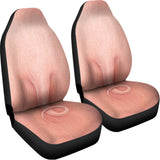 Pink Pig Tail Print Universal Fit Car Seat Covers 102422
