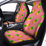 Pink Pineapple Pattern Print Universal Fit Car Seat Covers 102422