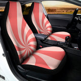 Pink Psychedelic Swirl Print Universal Fit Car Seat Covers 102422