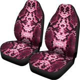 Pink Python Snakeskin Print Universal Fit Car Seat Covers 102422