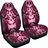 Pink Python Snakeskin Print Universal Fit Car Seat Covers 102422