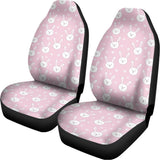 Pink Rabbit Pattern Print Universal Fit Car Seat Covers 102422