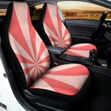 Pink Radial Rays Print Universal Fit Car Seat Covers 102422