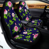 Pink Rose Floral Flower Pattern Print Universal Fit Car Seat Covers 102422