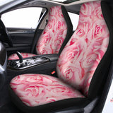 Pink Rose Print Universal Fit Car Seat Covers 102422