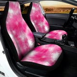 Pink Shibori Tie Dye Print Universal Fit Car Seat Covers 102422