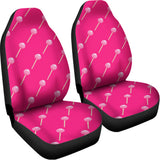 Pink Sweet Lollipop Pattern Print Universal Fit Car Seat Covers 102422