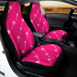 Pink Sweet Lollipop Pattern Print Universal Fit Car Seat Covers 102422