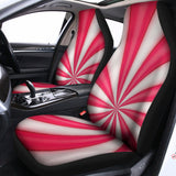 Pink Swirl Candy Print Universal Fit Car Seat Covers 102422