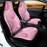 Pink Swirl Lollipop Pattern Print Universal Fit Car Seat Covers 102422