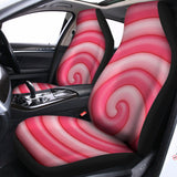 Pink Swirl Lollipop Print Universal Fit Car Seat Covers 102422