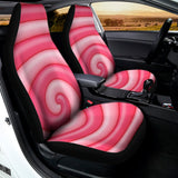 Pink Swirl Lollipop Print Universal Fit Car Seat Covers 102422