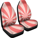 Pink Swirl Print Universal Fit Car Seat Covers 102422