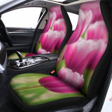 Pink Tulip Print Universal Fit Car Seat Covers 102422