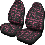 Pink Tyrannosaurus Fossil Pattern Print Universal Fit Car Seat Covers 102422