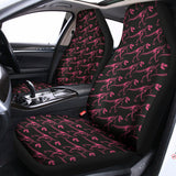 Pink Tyrannosaurus Fossil Pattern Print Universal Fit Car Seat Covers 102422