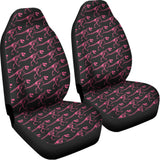 Pink Tyrannosaurus Fossil Pattern Print Universal Fit Car Seat Covers 102422