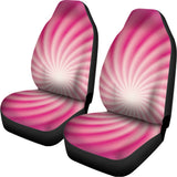 Pink Whirlpool Spiral Print Universal Fit Car Seat Covers 102422